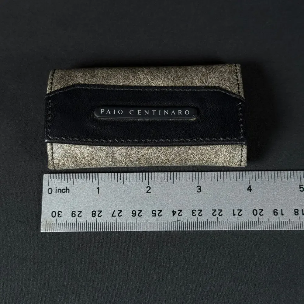 Paio Centinaro Original Leather Wallet Collection Zippered Case
